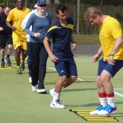 Sessione di preparazione fisica al corso di Barnes