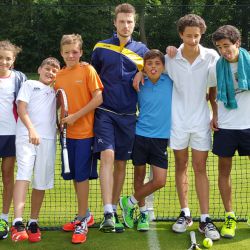Giocatori allo Yorkshire Tennis Camp